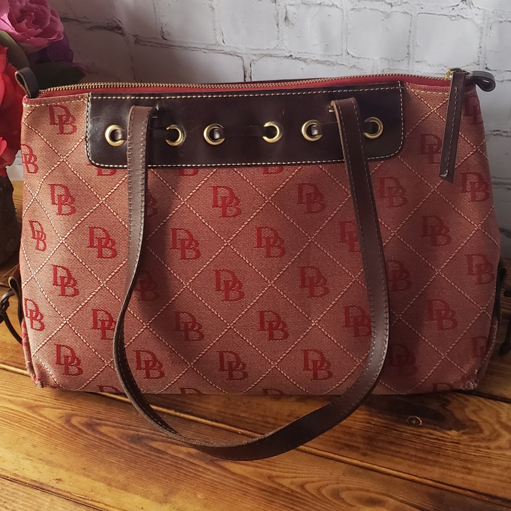 Vintage Dooney & Burke Signature Satchel Purse
